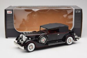 Packard Kabrioletas Juodas Anson 1:18 30397 Metalas - nuotrauka 8 iš 8