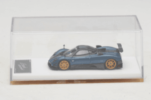 Pagani Zonda Tricolore Exposed Carbon Mėlynas Henson & Heaven 1:64 PZTECB01 Metalas - nuotrauka 6 iš 7