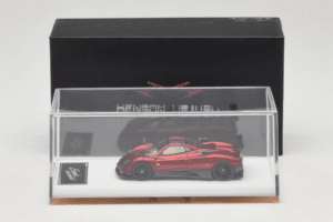 Pagani Zonda Tricolore Raudonas Henson & Heaven 1:64 PZTR01 Metalas - nuotrauka 7 iš 7