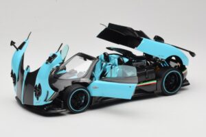 Pagani Zonda Uno Carbon Šviesiai Mėlynas Almost Real 1:18 850630001 Metalas - nuotrauka 2 iš 8