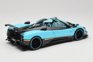 Pagani Zonda Uno Carbon Šviesiai Mėlynas Almost Real 1:18 850630001 Metalas - nuotrauka 3 iš 8