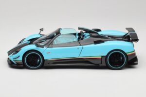 Pagani Zonda Uno Carbon Šviesiai Mėlynas Almost Real 1:18 850630001 Metalas - nuotrauka 4 iš 8