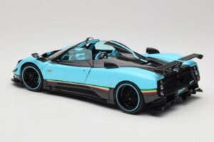Pagani Zonda Uno Carbon Šviesiai Mėlynas Almost Real 1:18 850630001 Metalas - nuotrauka 7 iš 8