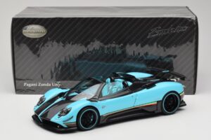 Pagani Zonda Uno Carbon Šviesiai Mėlynas Almost Real 1:18 850630001 Metalas - nuotrauka 8 iš 8