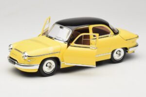Panhard PL17 Geltonas Solido 1:18 8173 Metalas - nuotrauka 2 iš 8