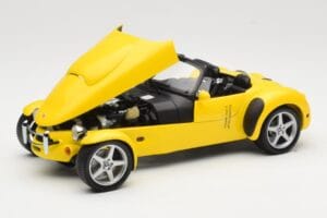 Panoz AIV Roadster Geltonas AUTOart 1:18 78213 Metalas - nuotrauka 2 iš 8
