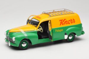 Peugeot 203 Break Tole Knorr Solido 1:18 8426 Metalas - nuotrauka 2 iš 8