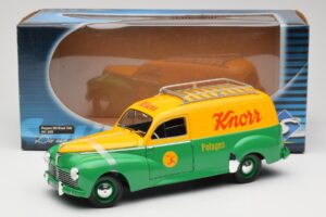 Peugeot 203 Break Tole Knorr Solido 1:18 8426 Metalas - nuotrauka 8 iš 8