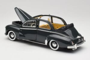 Peugeot 203 Kabrioletas Juodas Solido 1:18 8156 Metalas - nuotrauka 5 iš 8