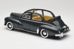 Peugeot 203 Kabrioletas Juodas Solido 1:18 8156 Metalas - nuotrauka 7 iš 8