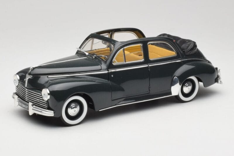 Peugeot 203 Kabrioletas Juodas Solido 1:18 8156 Metalas