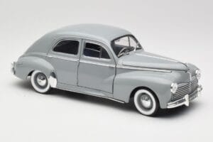 Peugeot 203 Gris Clair Solido 1:18 8145 Metalas - nuotrauka 6 iš 8