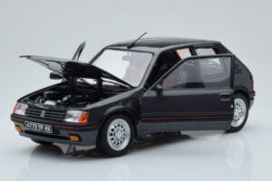 Peugeot 205 GTi 1.6 Graphite Pilkas Norev 1:18 184845 Metalas - nuotrauka 2 iš 8