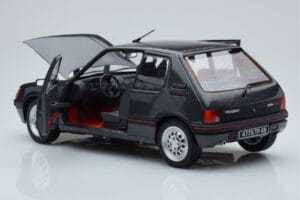 Peugeot 205 GTi 1.6 Graphite Pilkas Norev 1:18 184845 Metalas - nuotrauka 5 iš 8