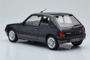 Peugeot 205 GTi 1.6 Graphite Pilkas Norev 1:18 184845 Metalas - nuotrauka 7 iš 8