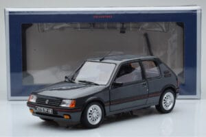 Peugeot 205 GTi 1.6 Graphite Pilkas Norev 1:18 184845 Metalas - nuotrauka 8 iš 8