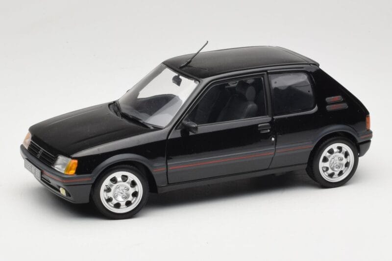 Peugeot 205 GTI 1.9 Juodas Norev 1:18 184854 Metalas