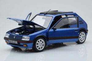 Peugeot 205 GTi 1.9 Su Stogeliu Miami Mėlynas Norev 1:18 184844 Metalas - nuotrauka 2 iš 8