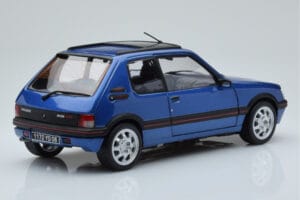 Peugeot 205 GTi 1.9 Su Stogeliu Miami Mėlynas Norev 1:18 184844 Metalas - nuotrauka 3 iš 8