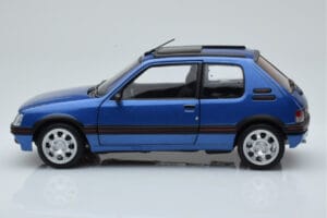 Peugeot 205 GTi 1.9 Su Stogeliu Miami Mėlynas Norev 1:18 184844 Metalas - nuotrauka 4 iš 8