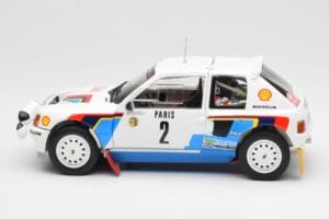 Peugeot 205 T16 #2 A. Vatanen / T. Harryman Rally Monte Carlo 1985 Norev 1:18 184864 Metalas - nuotrauka 4 iš 8