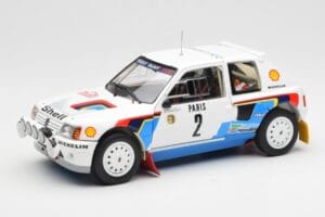 Peugeot 205 T16 #2 A. Vatanen / T. Harryman Rally Monte Carlo 1985 Norev 1:18 184864 Metalas