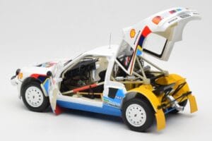 Peugeot 205 T16 #2 A. Vatanen / T. Harryman Rally Monte Carlo 1985 Norev 1:18 184864 Metalas - nuotrauka 5 iš 8
