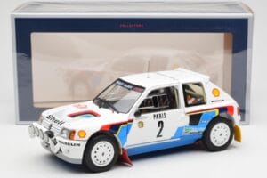Peugeot 205 T16 #2 A. Vatanen / T. Harryman Rally Monte Carlo 1985 Norev 1:18 184864 Metalas - nuotrauka 8 iš 8