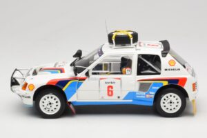 Peugeot 205 T16 Peugeot Talbot Sport T. Salonen / S. Harjanne Safari Rally 1985 Otto 1:18 OT1161 Derva - nuotrauka 3 iš 6