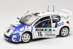 Peugeot 206 WRC #15 G. Panizzi / H. Panizzi WRC 1999 Solido 1:18 9016 Metalas - nuotrauka 2 iš 8