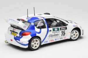 Peugeot 206 WRC #15 G. Panizzi / H. Panizzi WRC 1999 Solido 1:18 9016 Metalas - nuotrauka 3 iš 8