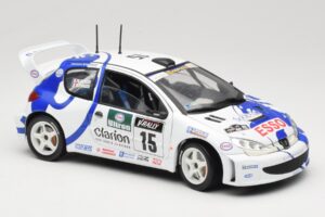 Peugeot 206 WRC #15 G. Panizzi / H. Panizzi WRC 1999 Solido 1:18 9016 Metalas - nuotrauka 6 iš 8