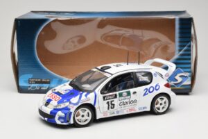 Peugeot 206 WRC #15 G. Panizzi / H. Panizzi WRC 1999 Solido 1:18 9016 Metalas - nuotrauka 8 iš 8