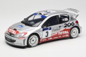 Peugeot 206 WRC #3 G. Panizzi / H. Panizzi Rally Tour de Corse 2002 Otto 1:18 OT1085 Derva