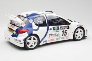 Peugeot 206 WRC G. Panizzi / H. Panizzi Tour de Corse 1999 Otto 1:12 G081 Derva - nuotrauka 2 iš 6