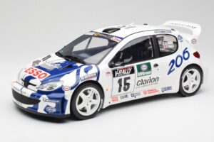 Peugeot 206 WRC G. Panizzi / H. Panizzi Tour de Corse 1999 Otto 1:12 G081 Derva
