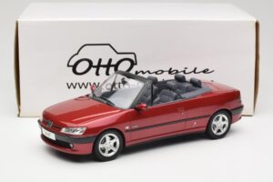 Peugeot 306 Kabrioletas Raudonas Otto 1:18 OT042 Derva - nuotrauka 6 iš 6