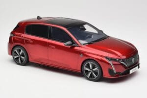 Peugeot 308 GT P5 Elixir Red Otto 1:18 OT1140 Derva - nuotrauka 4 iš 6