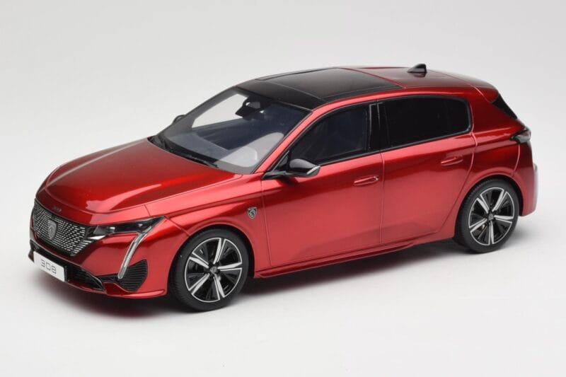 Peugeot 308 GT P5 Elixir Red Otto 1:18 OT1140 Derva