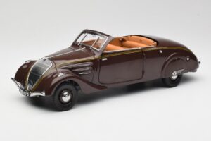Peugeot 402 Eclipse Šokoladas Norev 1:18 184873 Metalas