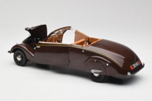 Peugeot 402 Eclipse Šokoladas Norev 1:18 184873 Metalas - nuotrauka 8 iš 12