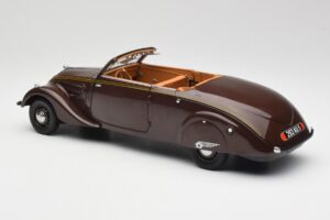 Peugeot 402 Eclipse Šokoladas Norev 1:18 184873 Metalas - nuotrauka 9 iš 12