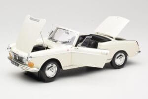 Peugeot 404 Kabrioletas Baltas Norev 1:18 184746 Metalas - nuotrauka 2 iš 8