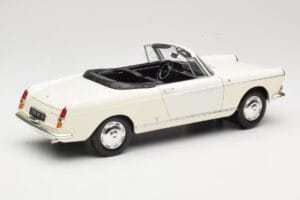 Peugeot 404 Kabrioletas Baltas Norev 1:18 184746 Metalas - nuotrauka 3 iš 8