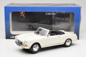 Peugeot 404 Kabrioletas Baltas Norev 1:18 184746 Metalas - nuotrauka 8 iš 8