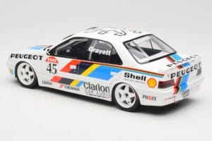 Peugeot 405 Mi16 #45 Team Peugeot Talbot Sport R. Gravett BTCC 1992 Otto 1:18 OT1141 Derva - nuotrauka 5 iš 6