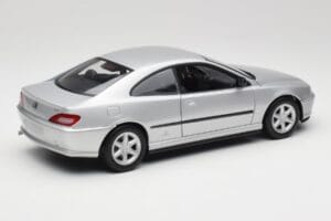 Peugeot 406 Coupe Sidabrinis Gate 1:18 01024 Metalas - nuotrauka 3 iš 8