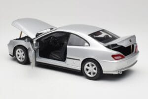 Peugeot 406 Coupe Sidabrinis Gate 1:18 01024 Metalas - nuotrauka 5 iš 8