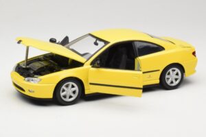 Peugeot 406 Coupe Geltonas Gate 1:18 01022 Metalas - nuotrauka 2 iš 8