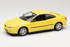 Peugeot 406 Coupe Geltonas Gate 1:18 01022 Metalas